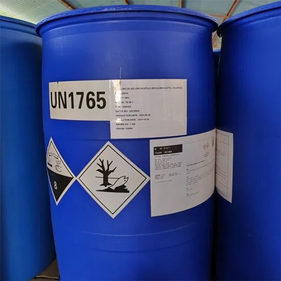 CAS 79-36-7 Un 1765 Dcac 99% Độ tinh khiết Thuốc trừ sâu Trung gian Dichloroacetyl clorua